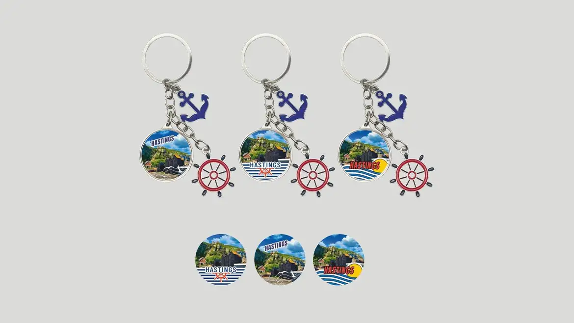 Keyring Nautical Helm