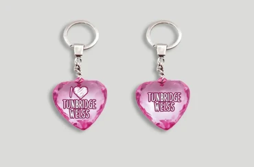 Keyring Transparent Heart