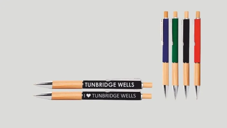 Bamboo Metal Pen – personalised