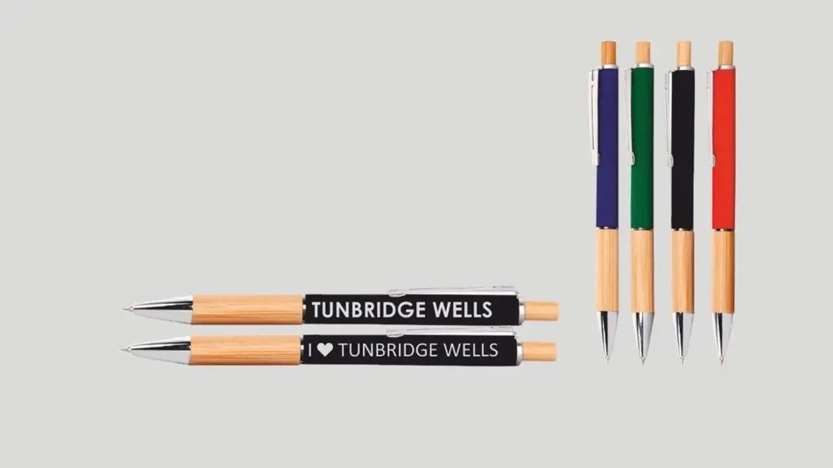 Bamboo Metal Pen – personalised