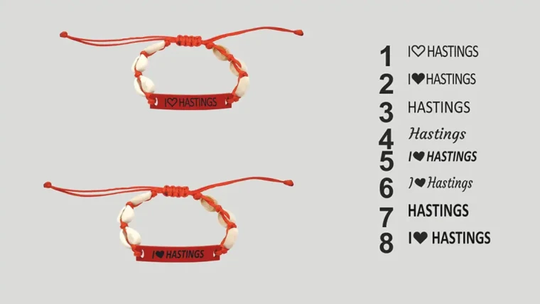 Shell Bracelet – Engraved